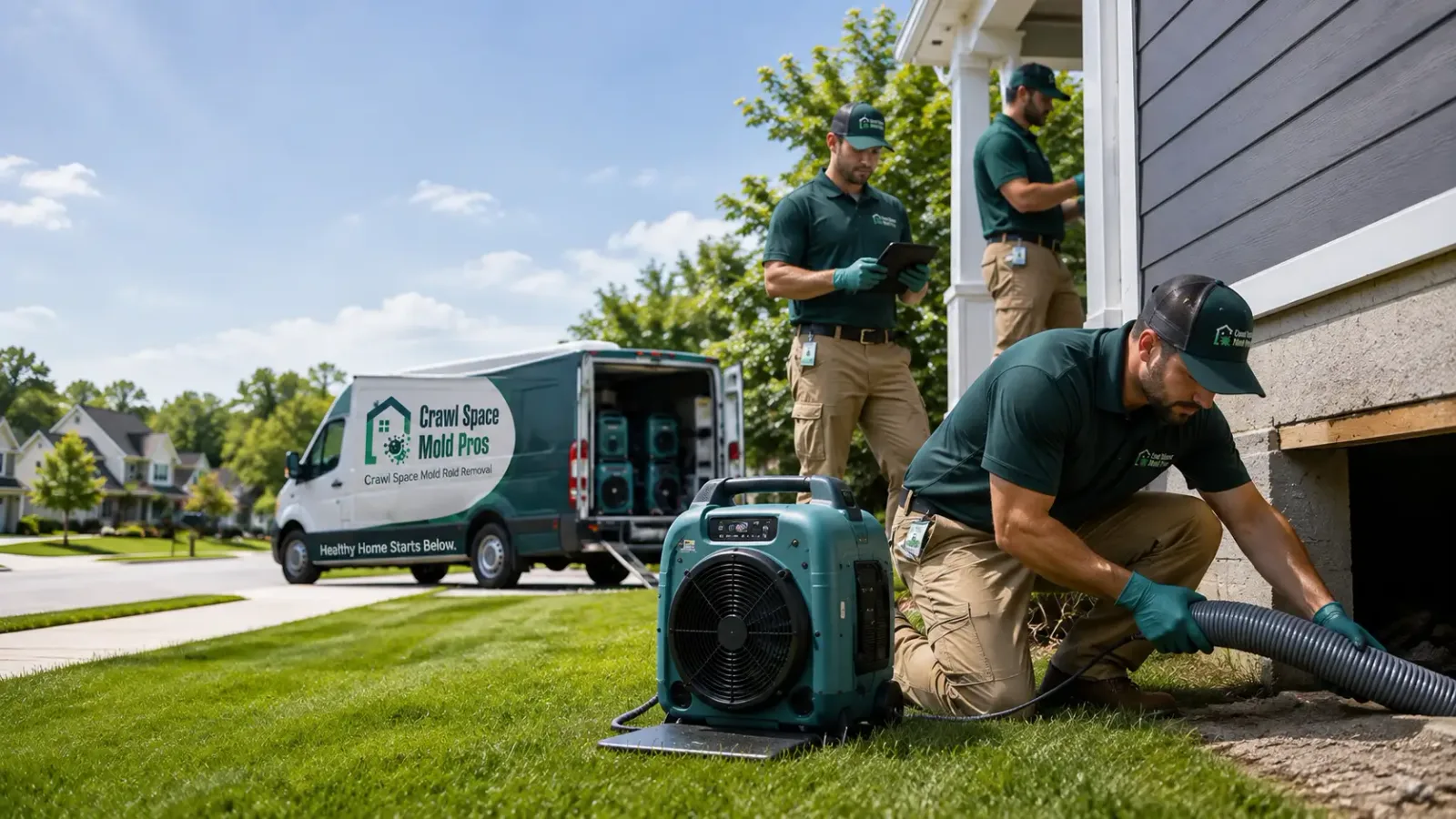 Crawl Space Mold Removal in Belfry, MT